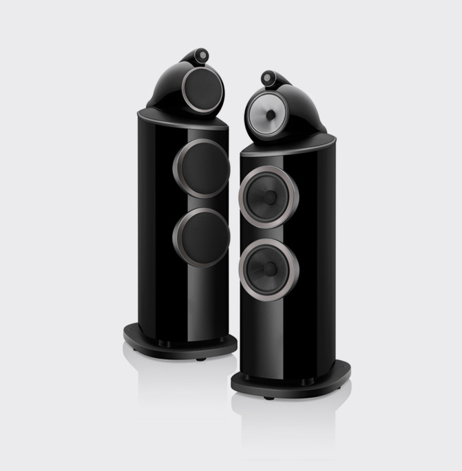 Bowers & Wilkins 802 D4 Hoogglans Zwart