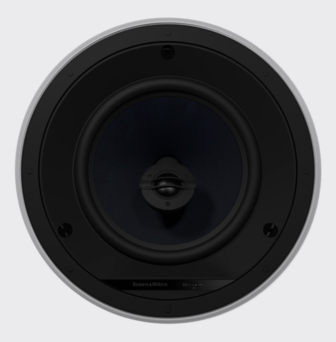 Bowers & Wilkins CCM684 Zwart (wit front)