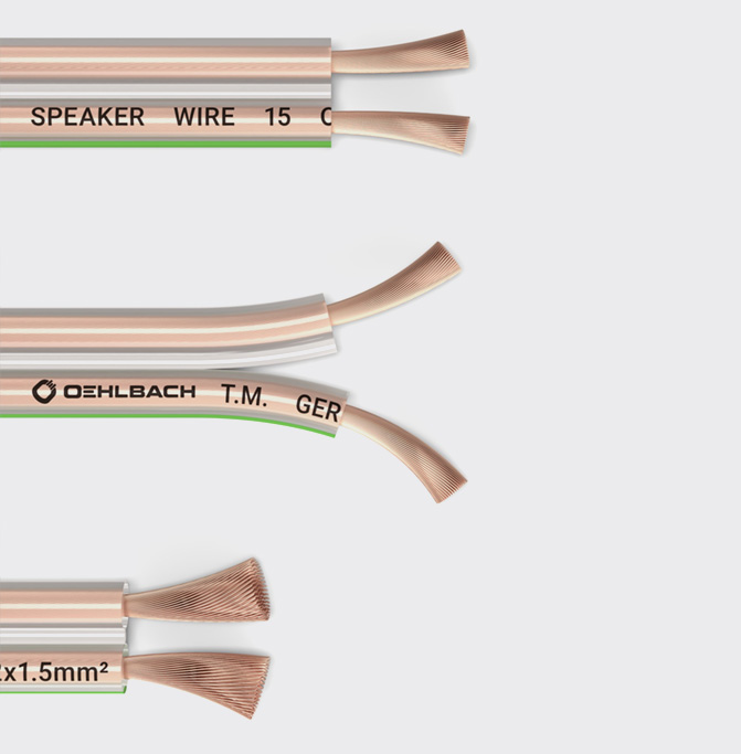 Oehlbach Speaker Cable Transparant