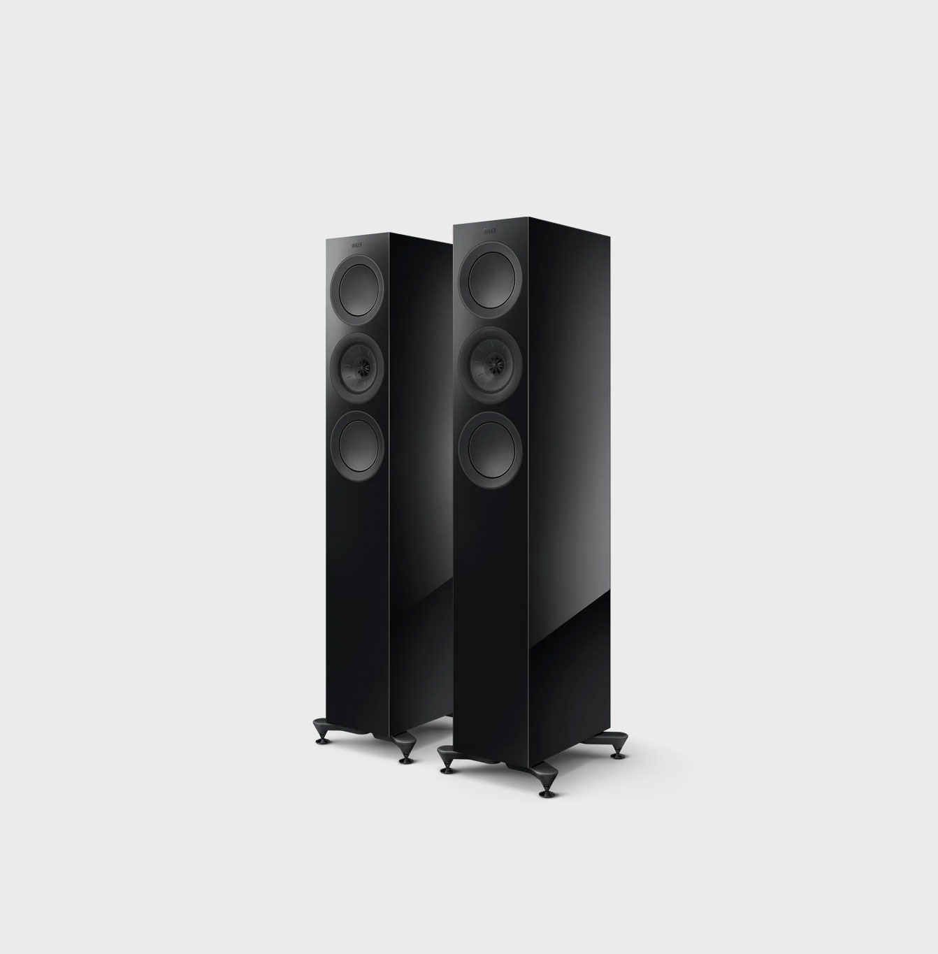 Kef R5 Meta Hoogglans zwart