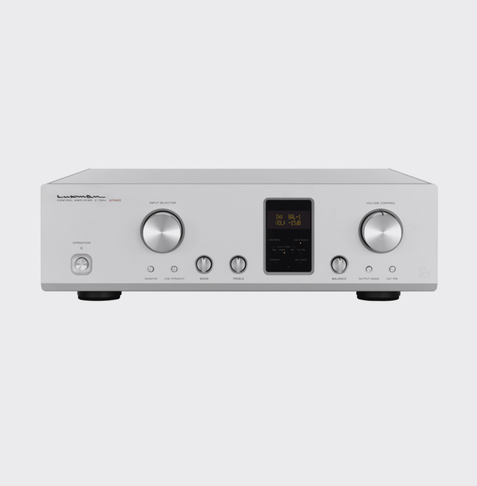 Luxman C-700u Zilver