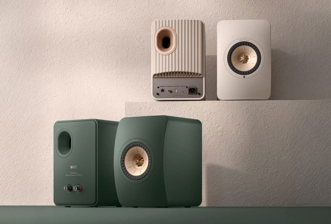 KEF LS50 Wireless II en KEF LS 50 Meta - nu verkrijgbaar in de kleuren Moss Green en Sand Shell