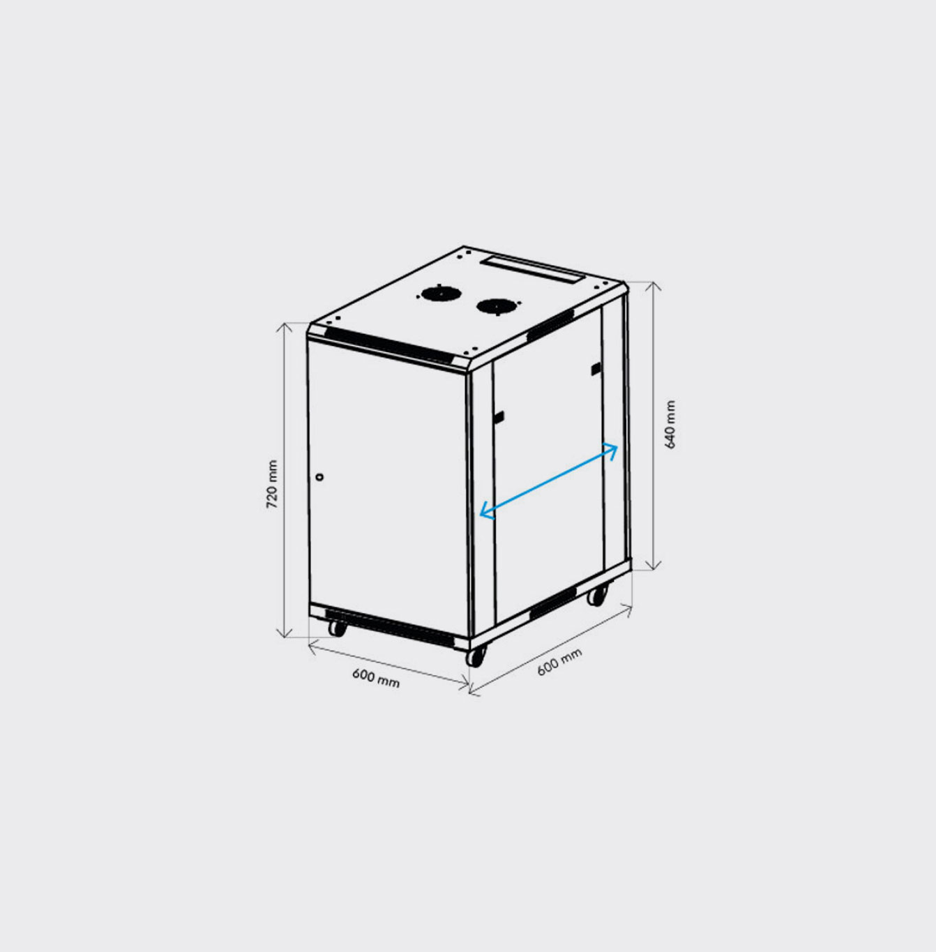 Norstone Pro Rack 12U