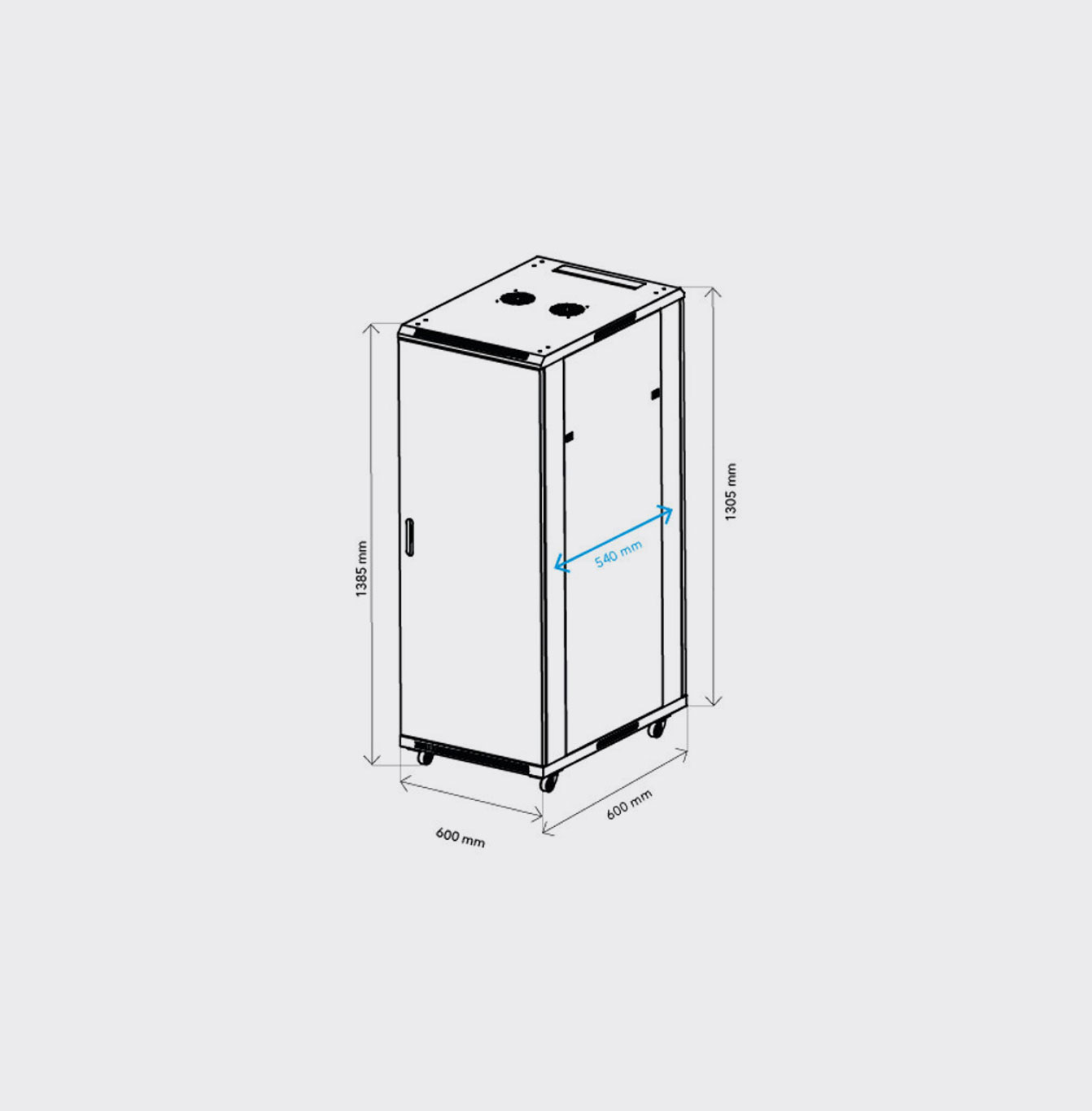 Norstone Pro Rack 27U