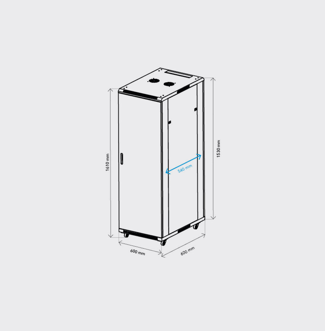 Norstone Pro Rack 32U