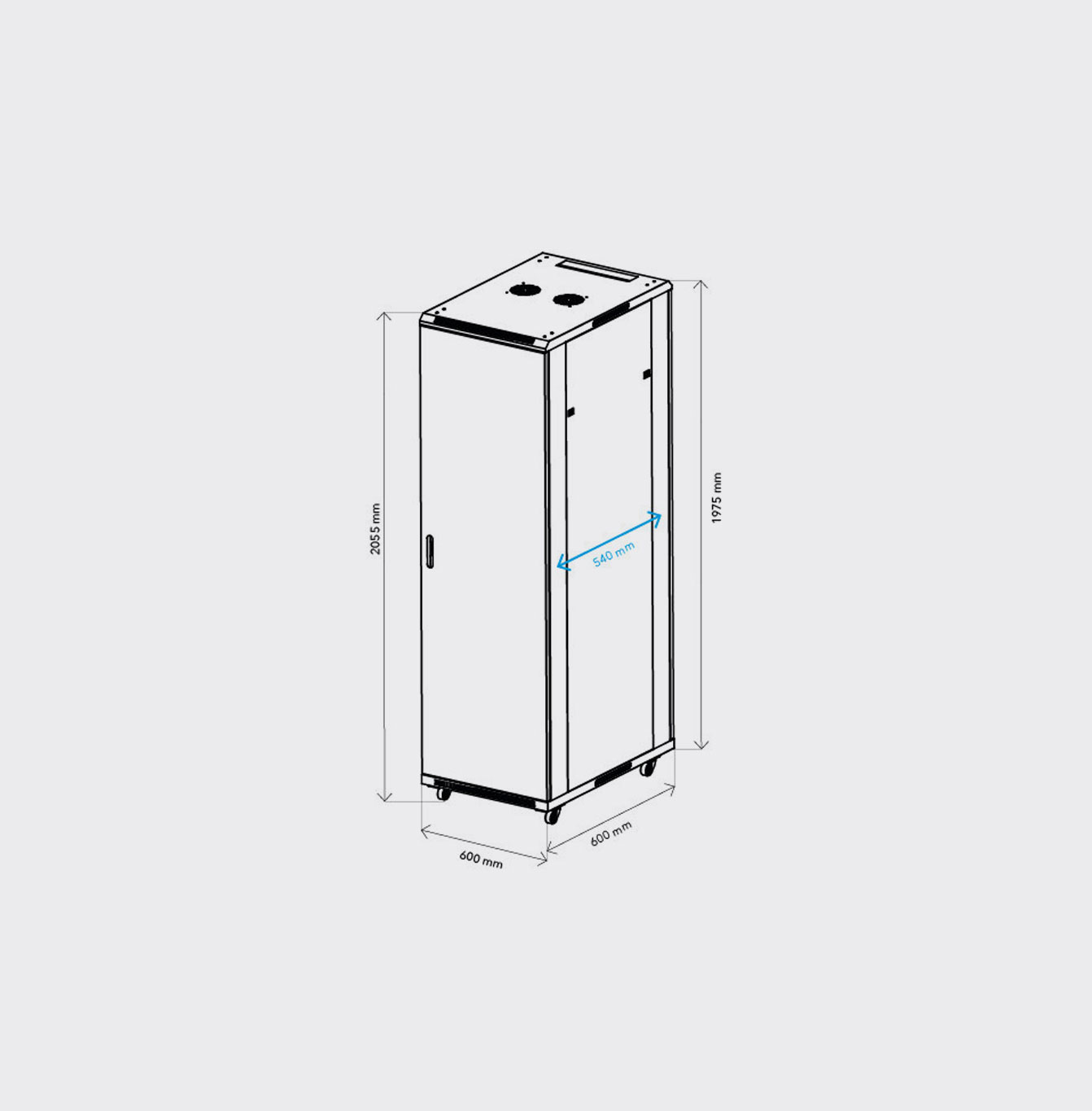 Norstone Pro Rack 42U