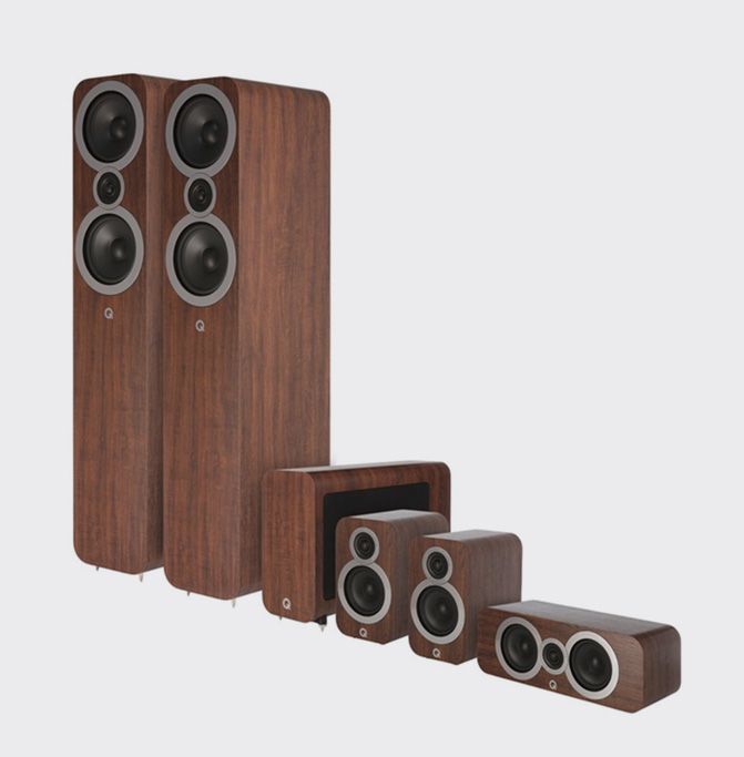 Q Acoustics 3050i Cinema Pack Walnoot