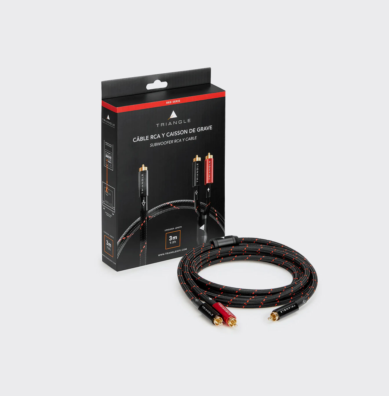 Triangle Red serie Subwoofer RCA