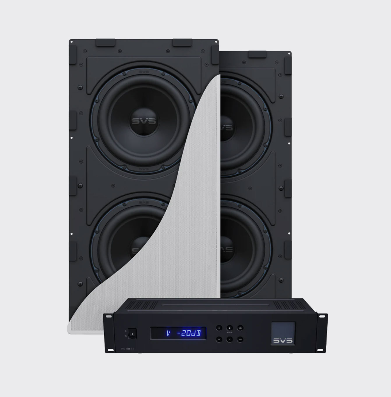 SVS 3000 In-Wall subwoofer system Dual subwoofer system