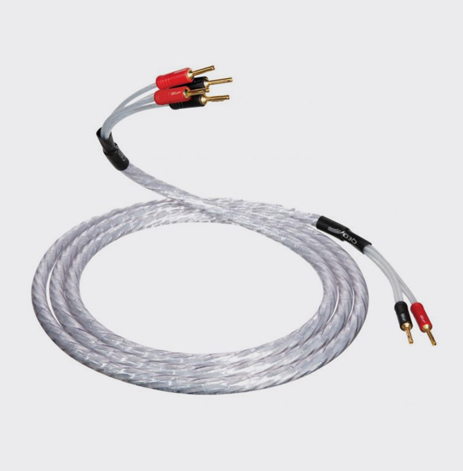 QED XT25 Bi-Wire 2 x 2 meter wit met banaan afgemonteerd