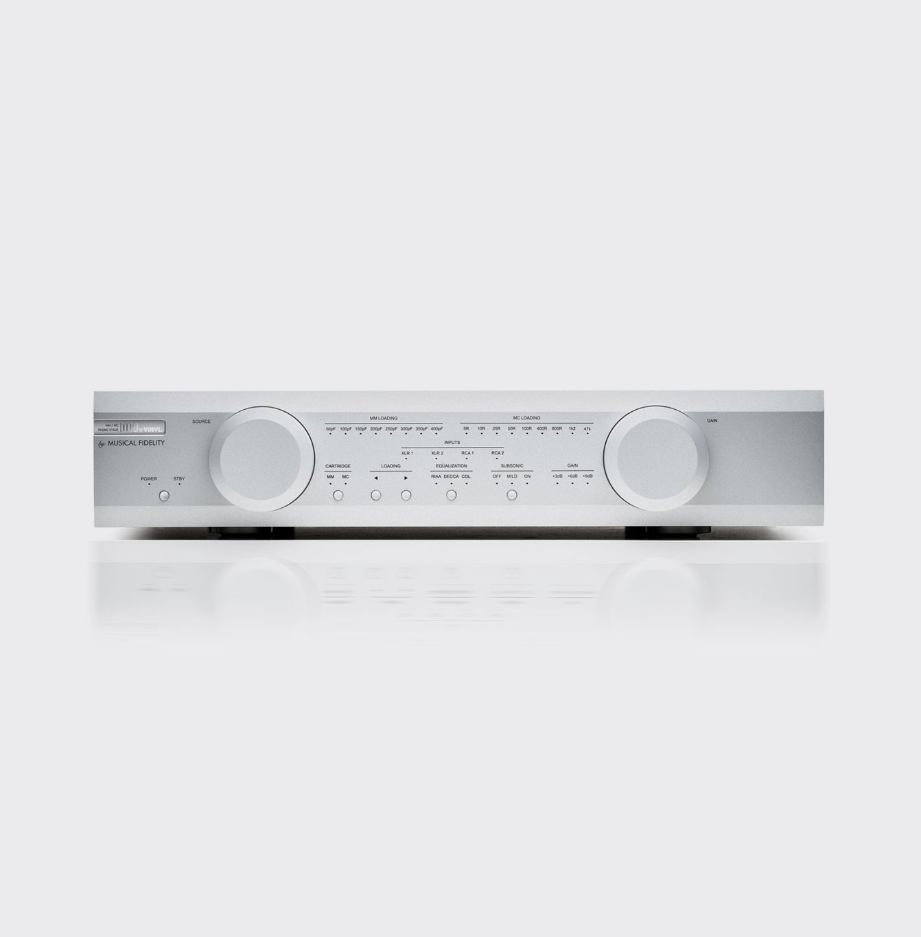 Musical Fidelity M8x Vinyl Zilver