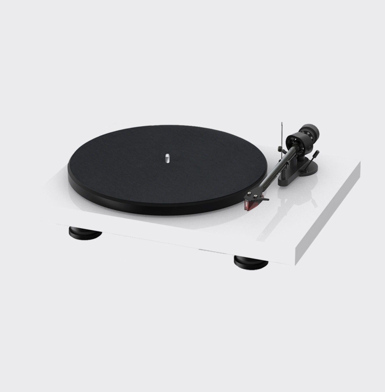 Pro-Ject Debut Carbon Evo Hoogglans wit