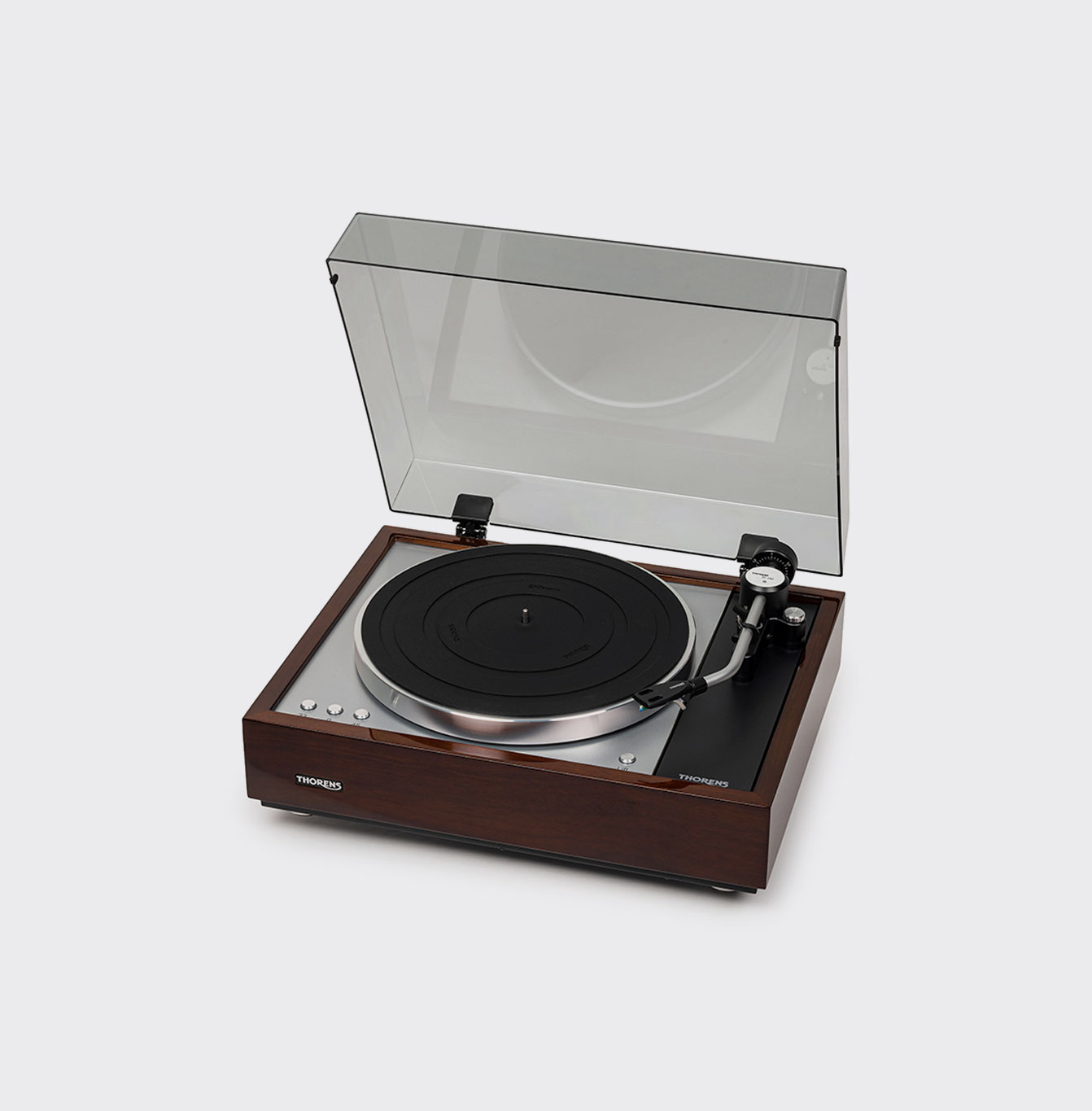 Thorens TD 1601 TP160 Hoogglans walnoot