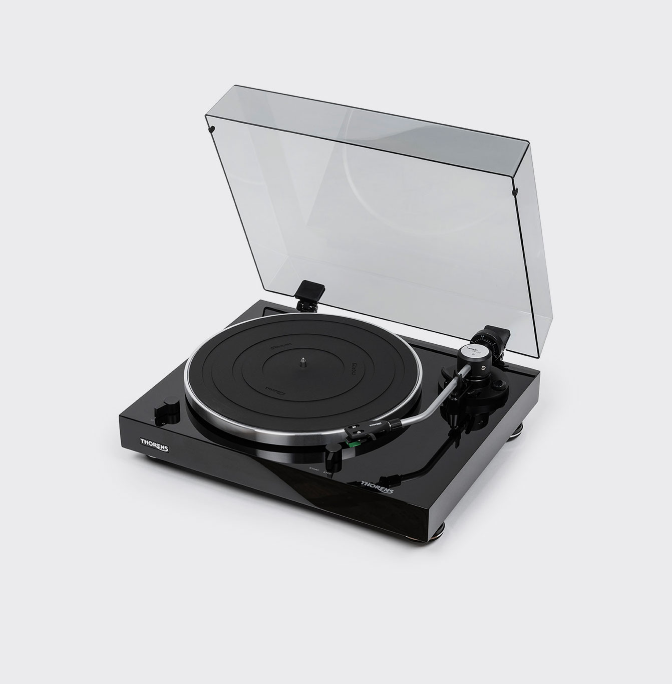 Thorens TD 204 Hoogglans zwart