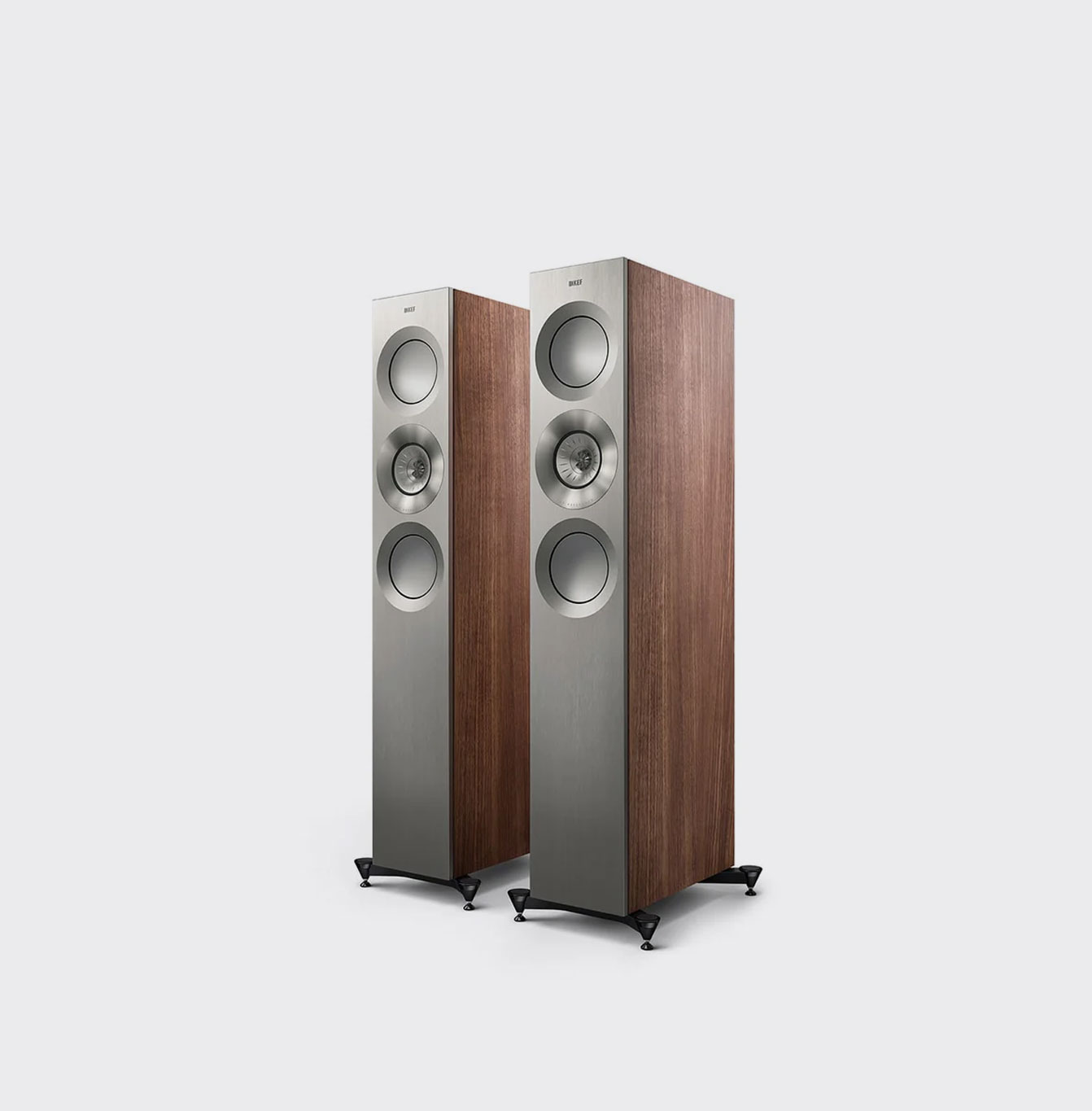 Kef Reference 3 Meta Satin Walnut Silver