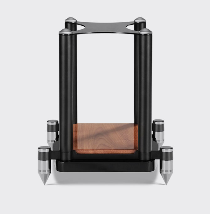 Wharfedale Elysian 2 stands Walnoot