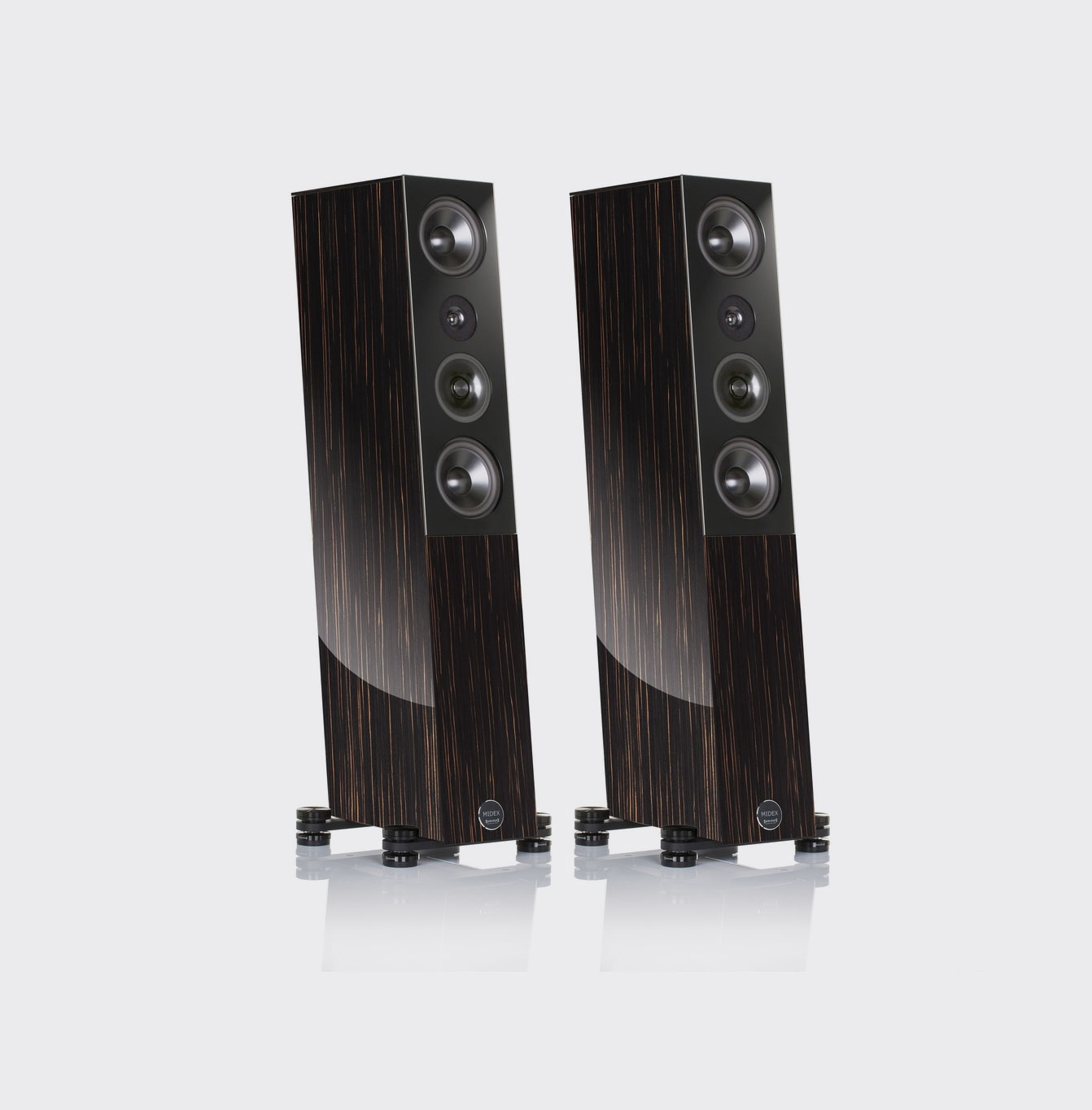 Audio Physic Midex Zwart Ebony - hoogglans