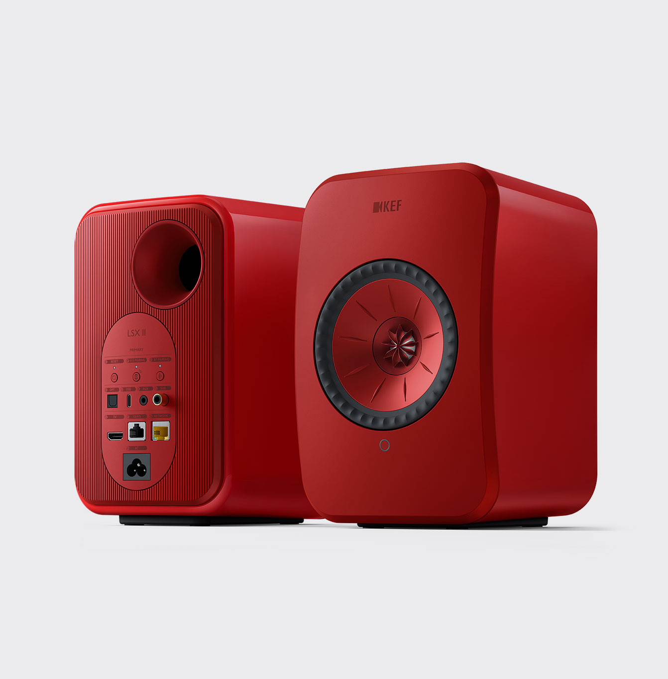 Kef LSX II Lava Red