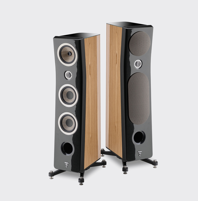 Focal Kanta N2 Walnoot kast / zwart HG front