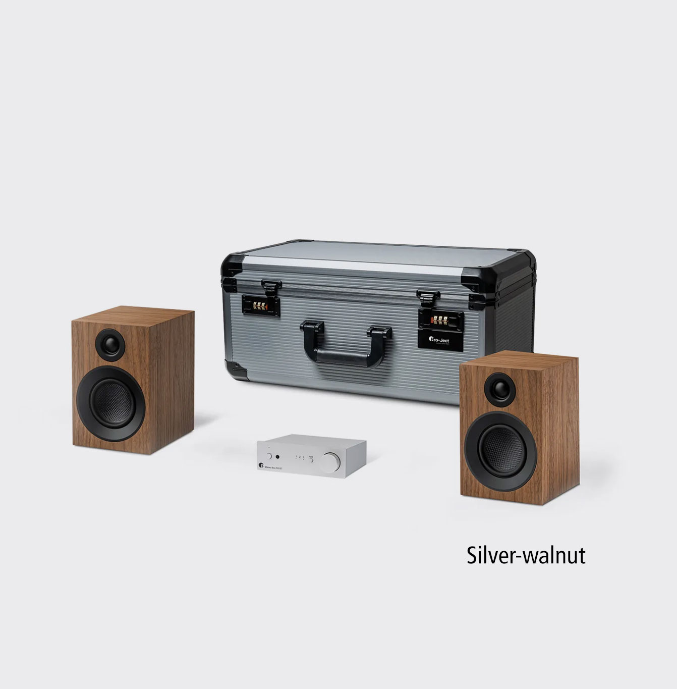 Pro-Ject Travel Set Silver - Walnut