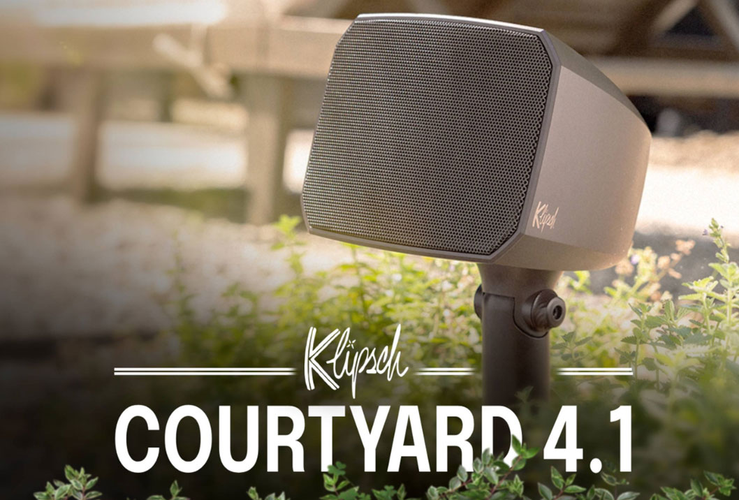 Klipsch Courtyard - Nieuw weerbestendig buitenspeakersysteem voor krachtig en helder geluid