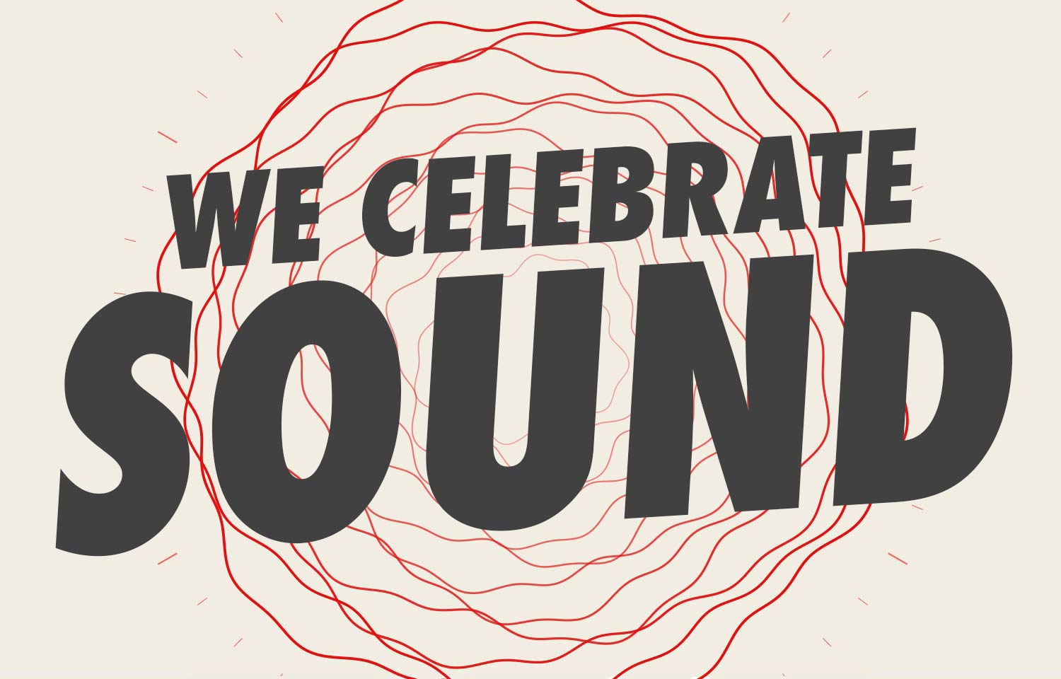 We Celebrate Sound — 12 & 13 september 2026